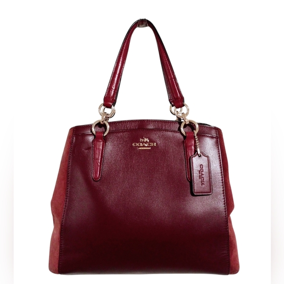 Coach Leather & Suede Minetta 2-Way Satchel - Picture 3 of 16